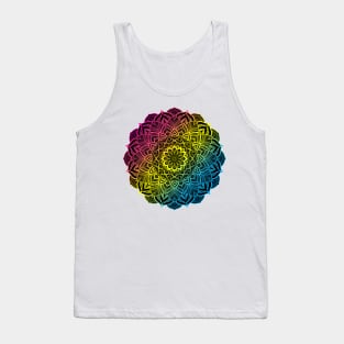 Pan Pride Striped Mandala Tank Top